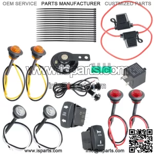 Rocker Switch Turn Signal Street Legal Led Reverse Set For SxS ATV UTV Parts (For: More than one vehicle)