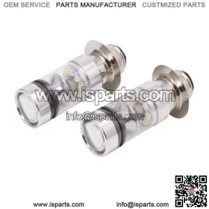 For Yamaha YFZ450R Rhino 700 Raptor YFM660 TRX 100w 6000K LED H6 HeadLight Pair (For: More than one vehicle)