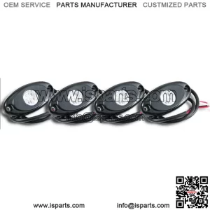 4X Blue LED Rock Lights Pod Underbody Lamp Offroad for Polaris Sportsman ATV UTV (For: More than one vehicle)