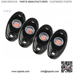 4PCS LED Rock Lights Wheel Well Under Glow Light For Polaris Sportsman ATV UTV  (For: More than one vehicle)