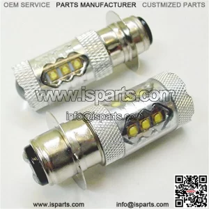 For Kawasaki Super White LED 80W Headlight Bulbs 2005 06 KAF620 Mule 3010 Trans