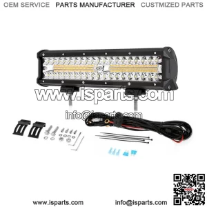 12" inch LED Work Light Bar White Amber Flash Strobe + for Can-am ATV 14 (For: More than one vehicle)