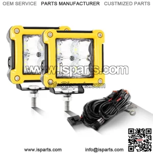 2x 3" LED Cubes Work Driving Fog Lights Pods For Can-am Polaris ATV UTV (For: More than one vehicle)