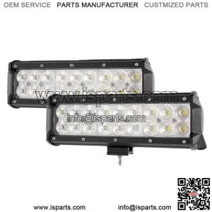 2X 9" 108W LED Work Light Bar Flood Beam Offroad Driving for ATV UTV (For: More than one vehicle)
