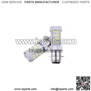 2X H6M LED Headlight 92SMD White Hi-Lo Beam P15D Motorcycle DRL Fog Light Bulb (For: Kawasaki Mule 610)