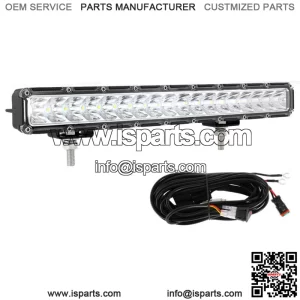 14" 60W LED Work Light Bar Single Row Spot Offroad Driving Lamp ATV UTV (For: More than one vehicle)