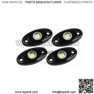 Green LED Rock Light Fender Underbody Glow Lamps for Can-am Maverick x3 ATV UTV (For: More than one vehicle)