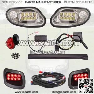 Golf Cart  LED Headlight Tail Light Kit for EZGO Freedom TXT T48 2014-up 12V