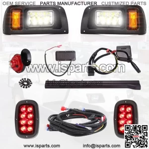 Golf Cart LED Light Kit for 93+ Club Car DS 12V Turn Signals Brake Legal Street