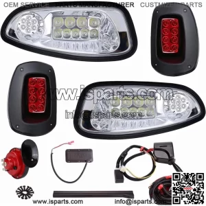Golf Cart EZGO RXV LED Light Kit LED Headlights & Tail Light for 2008-2015