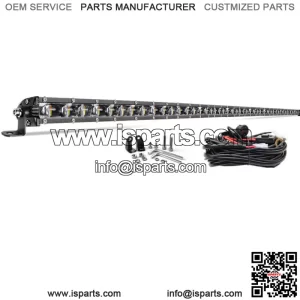 Fit Can-am Maverick X3 DS RS Roof Windshield 50" LED Light Bar Strobe /Wire Kit