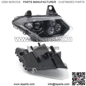 Pair LED Headlights Assembly LH/RH Compatible with Can-Am Maverick X3 2017-2021 (For: Can-Am Maverick X3)