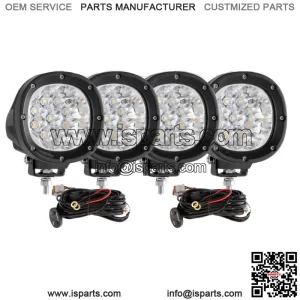 4x 4" LED Light Pods 6 Modes Offroad Driving Lamp For Can-Am Maverick X3