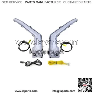 RGB Front LED Signature Turn Signal Light For Can Am Maverick X3 2017-2023