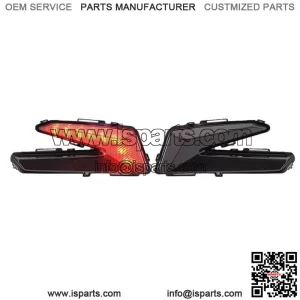 BLACK TAIL LIGHTS - For 17-21 Can-Am Maverick X3 Turbo R left right pair smoked