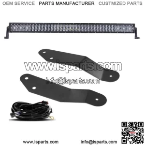For Can-Am Maverick X3 MAX Turbo 42" Straight LED Light Bar Roof+Bracket