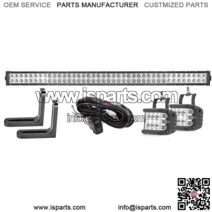 For Can-Am MAVERICK X3 Roof 40" LED Light Bar Mount Kits Side Shooter LED Pods