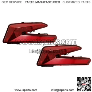 Pair Turbo R LED Brake Tail Light Red 710004744 For 2017-2021 Can-Am Maverick X3