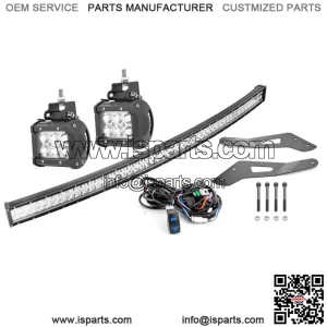 LED Pods+50" LED Light Bar Roof Bracket Wire Kit For Can-am Maverick X3 MAX