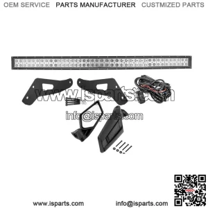 For Can-am Maverick X3 MAX 52" LED Light Bar Roof Bracket+Rear View Side Mirrors