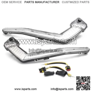 Pair LED Turn Signal Signature Lights Compatible with Can Am Maverick X3 2018-21