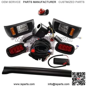 Club Car DS Deluxe LED Light Kit Street Legal Kit For 93-2013 DS W/ Factory Body