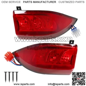 Fits For Club Car Precedent 2004+ Golf Cart LED Tail Light Rear Light 12V 3 Wire