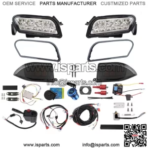 Golf Cart Deluxe Plus LED Light Kit Fit Club Car Tempo Electric & Gas