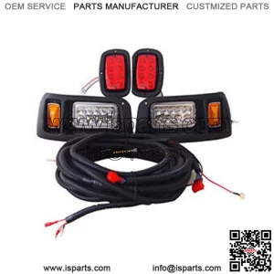 Club Car DS Light Kit Fits Factory Body 1993-2013, 12V LED Headlights Taillights