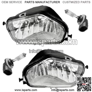 Front Left Right Headlight w/Bulb for Polaris Ranger Ranger 800 Crew 2010 (For: Polaris Sportsman 800)