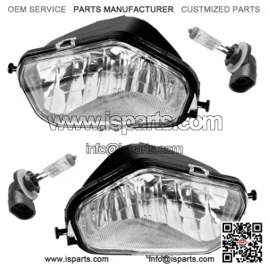 Front Left Right Headlight w/Bulb for Polaris Sportsman 570 Big Boss 6x6 2017-19 (For: Polaris Sportsman 570)