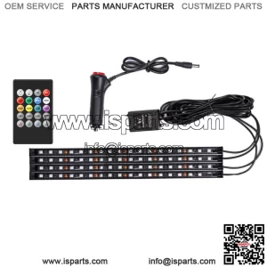 Parts Accessories RGB LED Lights Car Interior Floor Decor Atmosphere Strip Lamp (For: Chevrolet Silverado)