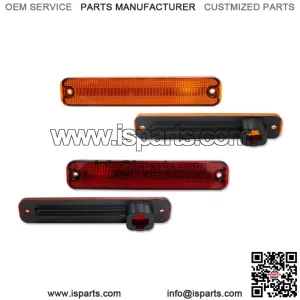 Side Marker For 75-79 Ford F-150 Set of 4 Front & Rear Driver and Passenger Side (For: Ford F-150)