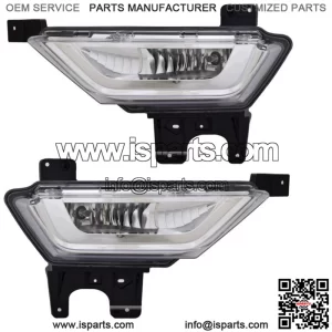 Fits FORD F150 2021-2023 LEFT RIGHT FOG LIGHTS DRIVING BUMPER LAMPS PAIR W/BULBS (For: Ford F-150)