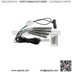 Parts Accessories RGB LED Lights Car Interior Floor Decor Atmosphere Strip Lamp (For: Ford F-150)