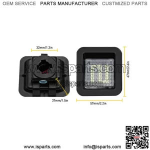 Fits Ford F-150 2X White License Plate Light 6000K Super Bright Waterproof Parts (For: Ford F-150)