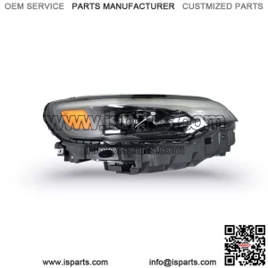 Passenger Headlight For 2019-2022 Jeep Cherokee LED w/ Ballast Black Housing