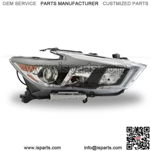 Headlight Fit For 2016-2018 Nissan Maxima S SL SV Halogen w/LED DRL Right Side