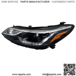 Fit For 2018 Chevy Cruze Headlight Left Headlamp Halogen w/ LED DRL Driver Side