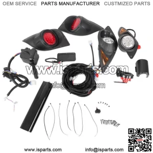 12V LED Light Kit + Turn Signal Horn Brake For Yamaha G29 YDR Drive 2007+ Golf