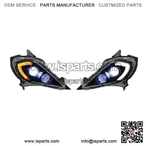 LED Headlight set. Fits: 2006 - 2024 YAMAHA YFZ 450 700R YFM 250 350 700 (For: More than one vehicle)