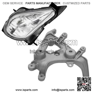 Front Fender Right Headlight & Bracket For Yamaha Raptor 700 YFM700 2006-2012