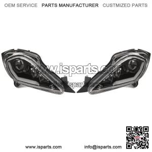 2PCS LED Headlights Head Lamps For Yamaha YFZ 450 Raptor 350 700 700R 2006-2023