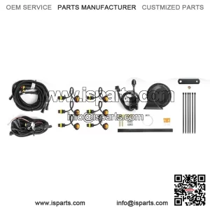 UTV 6 pcs LED Turn Signal Light Kit w/Horn Toggle Switch for RZR Ranger XP 1000