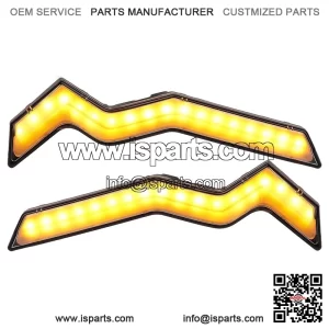 UTV Turn Signal Fang Accent Lights for Polaris RZR XP 1000 4 (2024-2025 Models) - LED Off-Road Lighting Upgrade