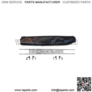 2005-2023 Kawasaki Mule 3010 4010 Trans 4X4 OEM Black Soft Top Roof KAFT4-007B