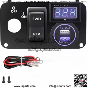 Golf Cart Key Switch Console Plate Fit EZGO TXT & PDS 2003-up Electric