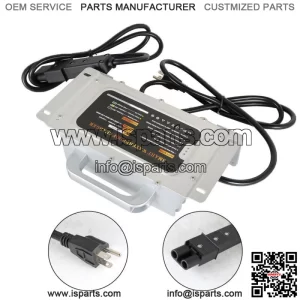 Golf Cart - 48 Volt 15 Amp Battery Charger -2 Pin Handle For Yamaha G19/G22