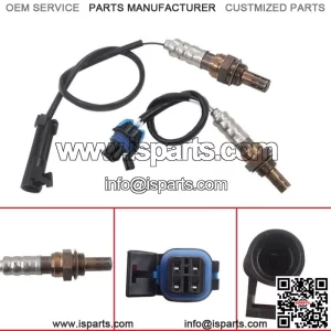 Upper & Under O2 Oxygen Sensor For 99-00 Chevrolet S10 2.2L Gas Engine