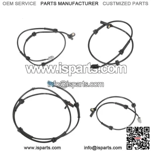 4 ABS Wheel Speed Sensor Front Rear Left Right Fit For 2007-2012 Nissan Sentra